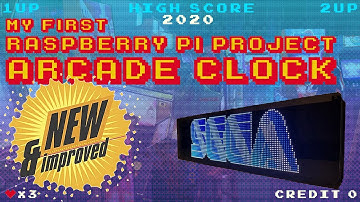 RASPBERRY PI ARCADE DMD CLOCK UPDATE