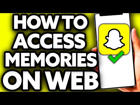How To Access Memories on Snapchat Web ??