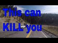 Trucking this can kill you  ( mountain driving )