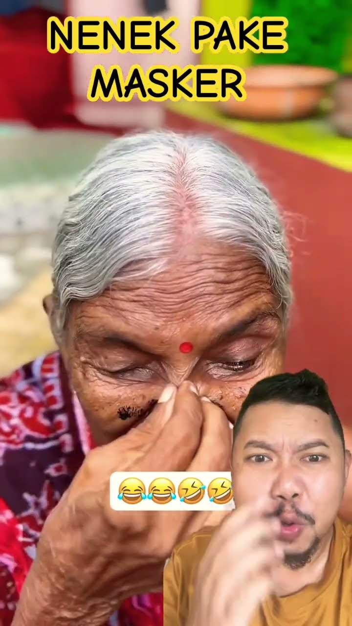 NENEK PAKE MASKER WAJAH!!!?? #funny #comedy #shortsfeed #shorts