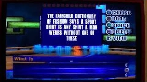 PS2 Jeopardy! 5th Run Game #1