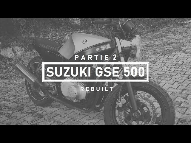 Suzuki GS500 Scrambler Build Timelapse - Shoogly Shed Motors