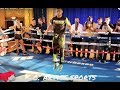 LOMACHENKO ALMOST HOOVERING IN THE RING WHILE DOING JUMP ROPE ROUTINE!