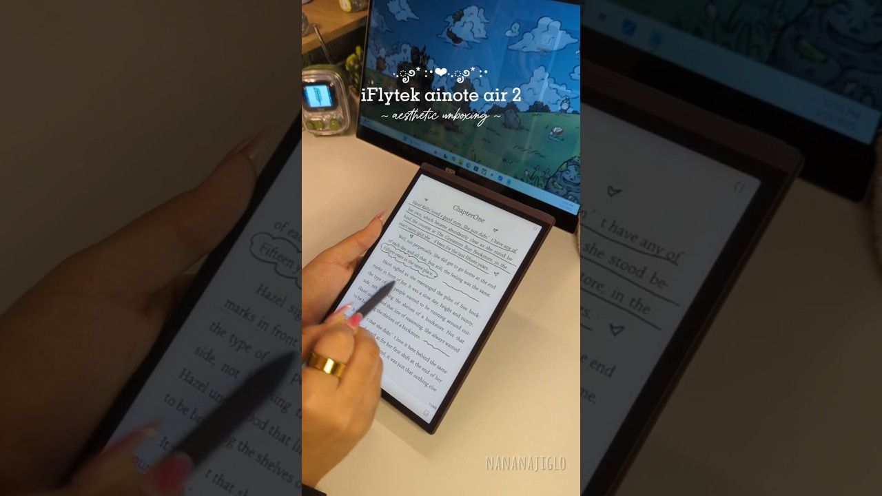 ♥︎ iflytek ainote air 2 aesthetic unboxing 