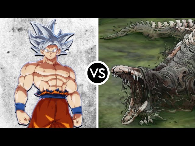 Scp-682 vs MUI Goku #vsbattle #debate #scpfoundation #scp682 #muigoku