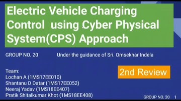 ELECTRIC VEHICLE CHARGING CONTROL USING CYBER PHYSICAL SYSTEM (CPS) APPROACH