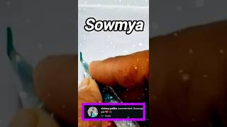 Sowmya Naming Style Design Art Drawing ✨️ 🎨 #shorts #viral #artwithharis #drawing #sowmya