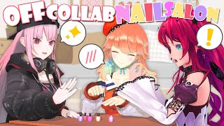 【OFF COLLAB】doing each others nails with camera ON! 💅 #kfp #キアライブ