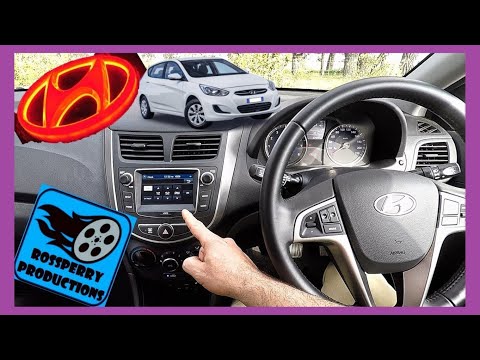 Hyundai Accent - Clock Adjustment, How to Change the Time (Verna, Solaris, Kappa, Gamma) Tutorial