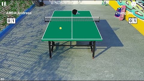 ABBA-Andreas vs Zhang jike 💥 ( 東京卍會💥👊🏻) - *Defense and ball control* - VTT Virtual Table Tennis