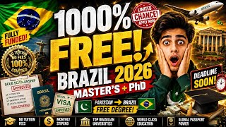 Brazil Scholarships 2026: GCUB-Mob Opens 889 Master's & PhD Opportunities