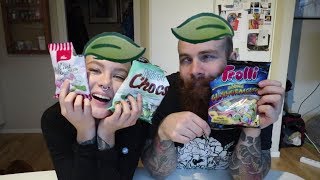 Silly Swedes Try German Candy - DONALD TRUMP mint kisses!? 💋🍃