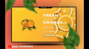 Ep11 Adobe Photoshop 2020 - UI Design Web Screen | Photoshop Tutorials | Core Editor