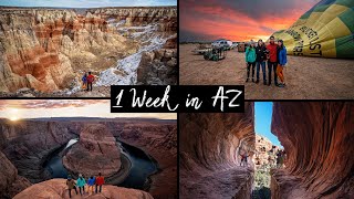 Best destinations in Arizona for a 7 day trip!