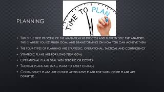 Intro to business  Understanding the management process video