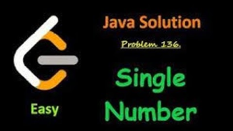 Leetcode 136|Single Number in Array | Arrays | Space complexity O(1)| Linear runtime complexity O(N)