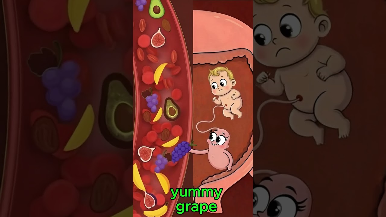 Baby and Placenta relationship in funny way 