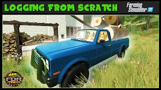 We Are Starting With Only A Pickup & A Chainsaw LETS GO!