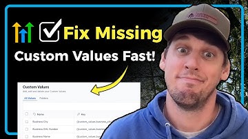 GoHighLevel Snapshot Fix: Custom Values Not Showing (Solved!)