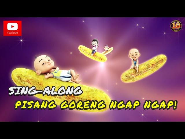 Upin & Ipin - Lagu Pisang Goreng Ngap Ngap! [Sing-Along] class=