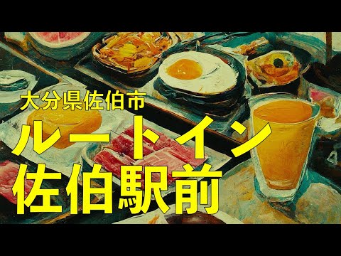 【食事動画】ルートイン佐伯駅前　朝食バイキング　大分県佐伯市