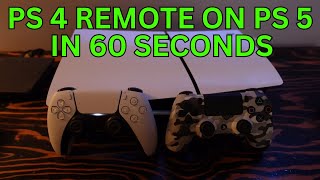 Use PS 4 Controller on PS 5 - 60 Second Tutorial by DIYNorth 968 views 5 months ago 1 minute, 1 second