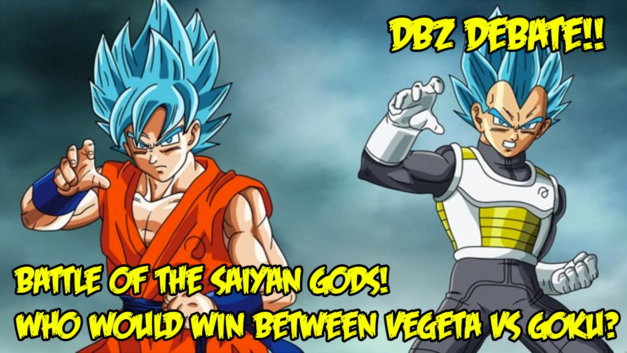 Who Would Win The Battle Of The Saiyan Gods? GOKU VS VEGETA | Dragon ...