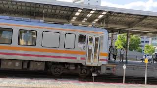 津山線キハ120系普通列車津山行きワンマン岡山到着