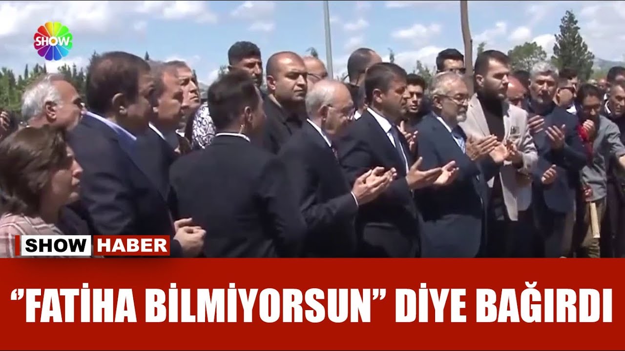 ⁣Kılıçdaroğlu'na mezarlıkta sözlü saldırı
