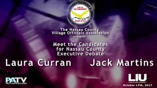 Nassau County Executive Debate - Laura Curran/Jack Martins
