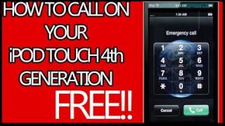 How to call on iPod Touch 4G for Free (No Jailbreak)