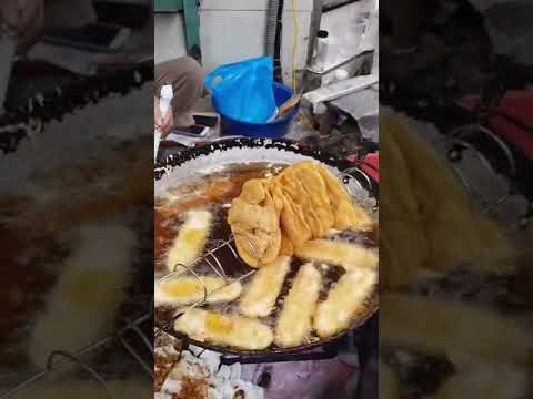 Video #short Quán bánh chuối rán vỉa hè ngon Phố Cổ - youtube