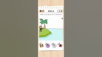 Brain Test 2 Level 10 Smith and Joe Part-1 || Eddie is escaping with a helicopter!