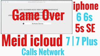 Meid iCloud Bypass With Network 3G,4G, Call iCloud Message Full Working