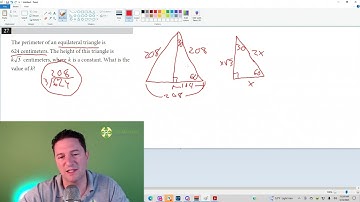 Linear SAT practice test 1, module 1, number 27, math short