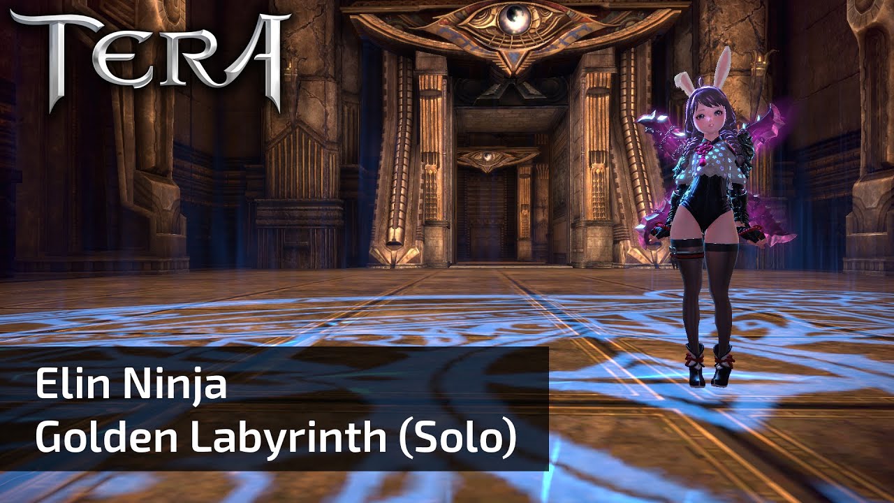 TERA KR | Elin Ninja | Golden Labyrinth (Lv65 Solo Dungeon) - YouTube