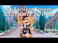 【Genshin Impact 4.5 Abyss】 C6 Faruzan Freeze &amp; C0 Navia Double Pyro - Floor 12 ☆9