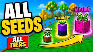 ALL SEEDS GUIDE in Greedy Growers Roblox - Every Seed, Prices, Rarities and Best Progression