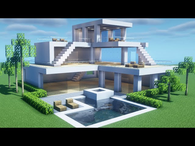 Minecraft Tutorial: Casa Moderna #237 