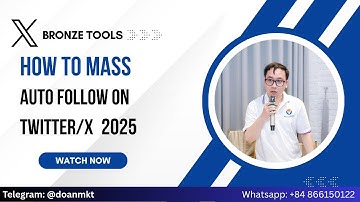 How To Mass Follow On Twitter/X 2025 | Twitter Bot