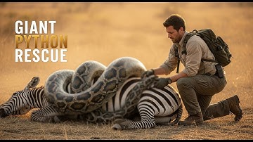 Rescue Animals – Zebra Trapped by Giant Python, Ethan’s Race Against Time