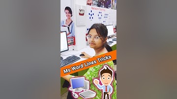 Ms word lines tricks #shortsfeed #computer #shortvideo #shorts #short #mswordtricks #trending