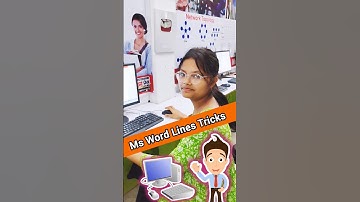 Ms word lines tricks #shortsfeed #computer #shortvideo #shorts #short #mswordtricks #trending
