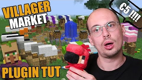 VILLAGER MARKET || Minecraft Plugin Tutorial [Nederlands/Dutch]