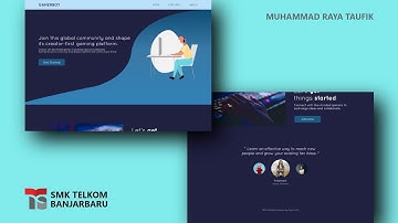 Tutorial membuat landing page UI Design menggunakan HTML dan CSS