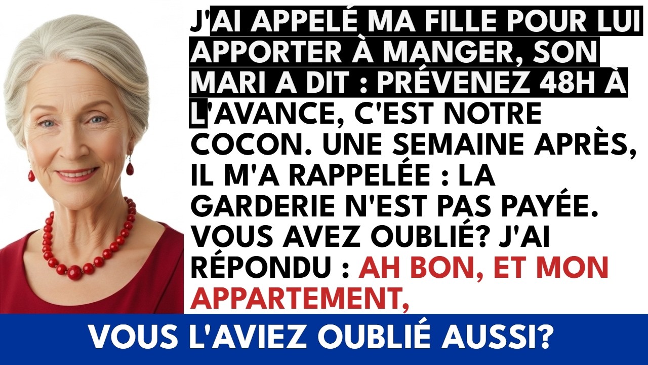 Ce mardi matin de mars, je venais de poser mon gratin de chou-fleur encore chaud sur le comptoir quand mon téléphone a sonné. C’était mon gendre, la voix polie, presque amicale — ce qui m’a paru...