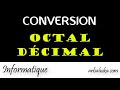 Convertir un nombre octal en dcimal en 2 minutes seulement 