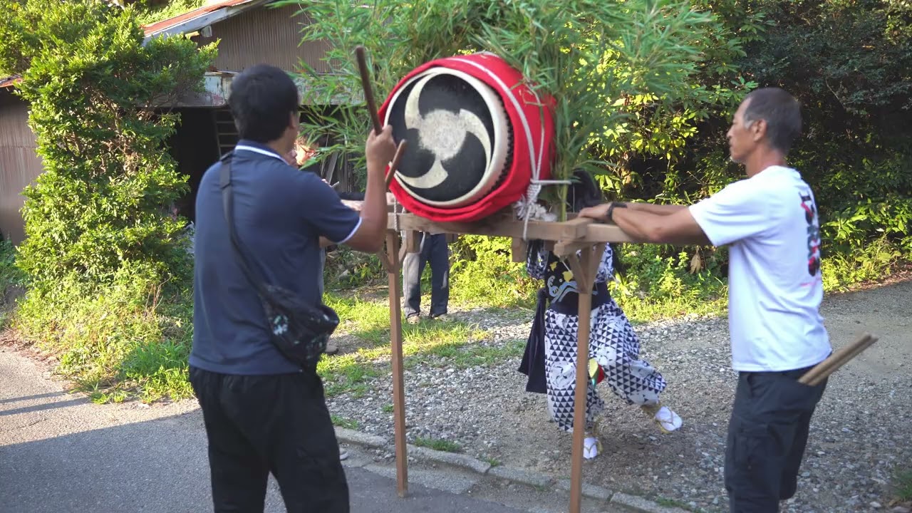 「佐渡鬼太鼓」　2025年　中興祭り　門付け①