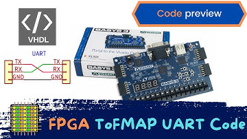 FPGA ToFMAP UART Implementation Brief VHDL Code preview