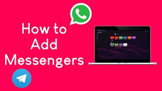 How to add messenger to Opera GX browser sidebar (WhatsApp, Telegram, Facebook Messenger...) screenshot 4